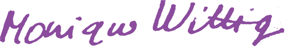 Monique Wittig signature